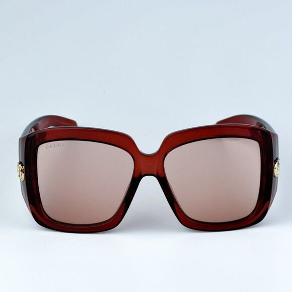 NEW Gucci GG1402SA 003 Burgundy Pink Women Square Sunglasses GG 1402SA main image 10
